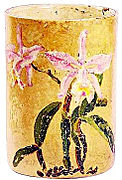 Orchid (orched) (c. 1940) Size: 14 cm Medium: Oil on ceramics Collection: Private collection.