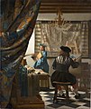 Johannes Vermeer, L'Art de la peinture (autoportrait présumé) vers 1666
