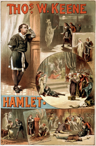 Hamlet, by W.J. Morgan & Co. Lith. of Cleveland, Ohio. (edited by Adam Cuerden)