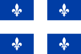 Drapeau du Québec. (à partir des années 70)