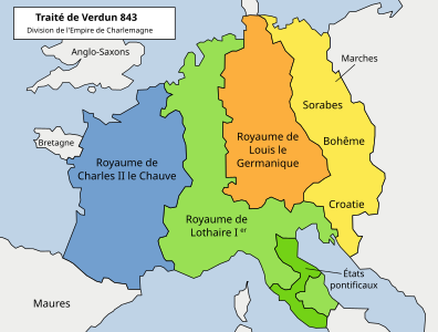 Traité de Verdun (843).