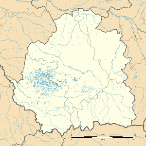 瓦朗赛在安德尔省的位置