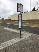 Ligne 12 : arrêt de bus Occitanie en 2013.