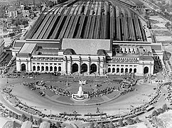 车站俯瞰（1921年）