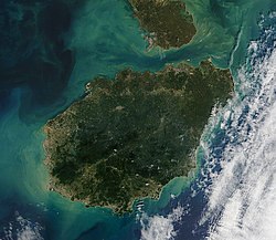 海南岛卫星照片