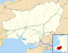 Ammanford is located in Carmarthenshire