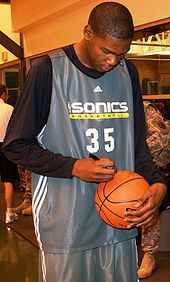 Kevin Durant at ARCO Arena