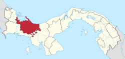Location of Ngäbe-Buglé Comarca