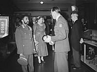 At a state visit to the Netherlands, in 1954