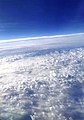 機上雲海。中國南方