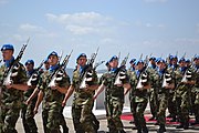 نیروهای ارتش ایرلند در حال فعالیت به‌عنوان نیروهای حافظ صلح سازمان ملل متحد.