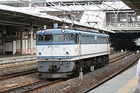EF65 528 2色更新機（2007年7月7日 大宮駅）