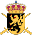 Coat of the arms of the Skaraborg Regiment (P 4/Fo 35) 1994–2000 and the Skaraborg Group (Skaraborgsgruppen) 2000–present.