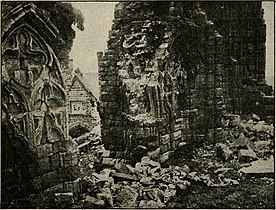 Further damage to the ruined Whitby Abbey.