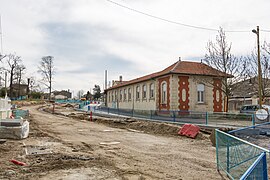 Mars 2018 : Travaux d'infrastructures au départ de l'avenue de Picot à Eysines.