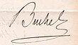 Signature de Philippe Buchez