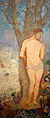 奥迪隆·雷東《聖巴斯弟盎》，1910至1912年，現藏於華盛頓國家藝廊