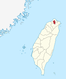 Localisation de Taipei