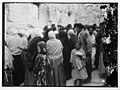 « Juifs au mur des Lamentations », entre 1898 et 1946.