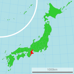 三重县在日本的位置