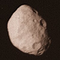 1981-08-25旅行者2号上拍摄的土卫十.