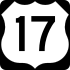 17號美國國道 marker