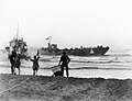 1943年，船舶與岸上，目視通信。