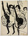 Dancers, 1906, encre sur papier (44,8 × 34,9 cm), musée Solomon R. Guggenheim, New York.