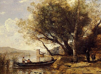 Smyrne, Bournabat Camille Corot, 1873 Collection particulière, vente 1992.