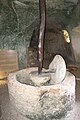 An old olive press at Tell Maresha