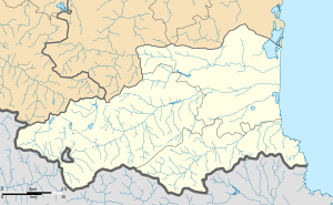 阿梅利莱班在东比利牛斯省的位置