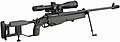 薩科TRG-42狙击步枪和生產商預設的兩腳架。