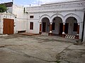 The courtyard of the ancestral home of Maj. Raja Aziz Bhatti.