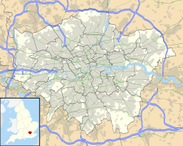 皇家維多利亞站在Greater London的位置