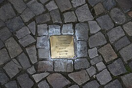Stolperstein for Martha Liebermann, widow of artist Max Liebermann, Pariser Platz, Berlin