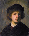 Rembrandt Autoportrait 1630 15,5 x 12 cm
