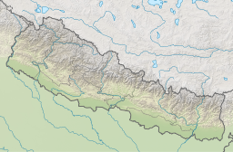 道拉吉里峰在尼泊爾的位置