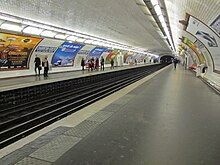 La station de métro Charenton-Ecoles sur la ligne 8.