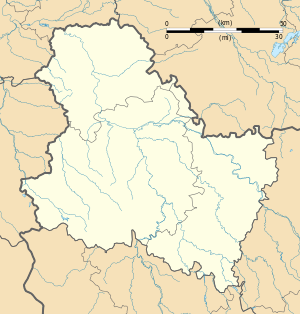 布拉西在约讷省的位置