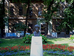 Monument à Danilo Kiš à Subotica
