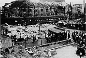 空襲の爪痕が残る京橋駅（1946年6月）