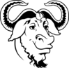 Logo du système d’exploitation libre GNU.