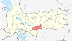 梅日杜列琴斯基区的位置