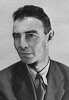洛斯阿拉莫斯国家实验室第一任主任——J. 罗伯特·奥本海默的肖像