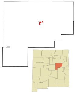 聖羅莎位於新墨西哥州的位置