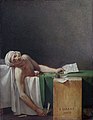 雅克-路易·大衛《馬拉之死》，1793年，現藏於比利時皇家美術博物館