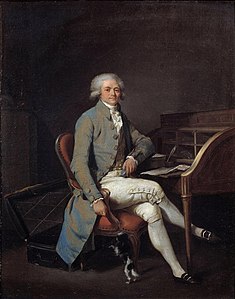 Portrait présumé de Robespierre, peint à Arras par Louis Léopold Boilly en 1791 (Palais des beaux-arts de Lille).