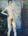 Richard Gerstl, Autoportrait nu à la palette 1908