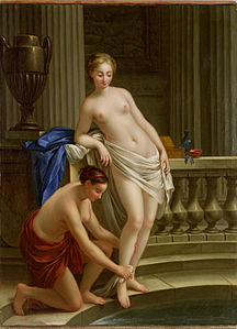 Callisto, nymphe de Diane sortant du bain (1763), musée de Cahors Henri-Martin.