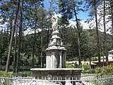 The statue of Santa Rosa